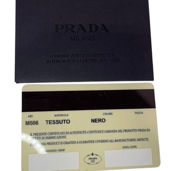 Black Prada tessuto nylon zip around wallet - Picture 9 of 16